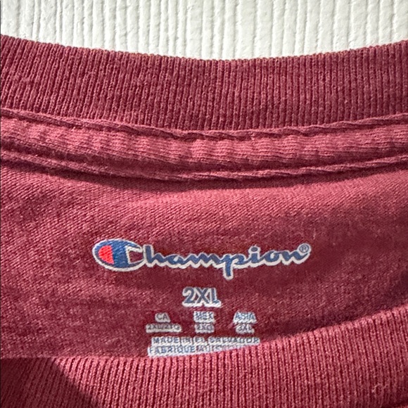 Champion Burgundy MIT Graphic Men's T-Shirt - Picture 2 of 3